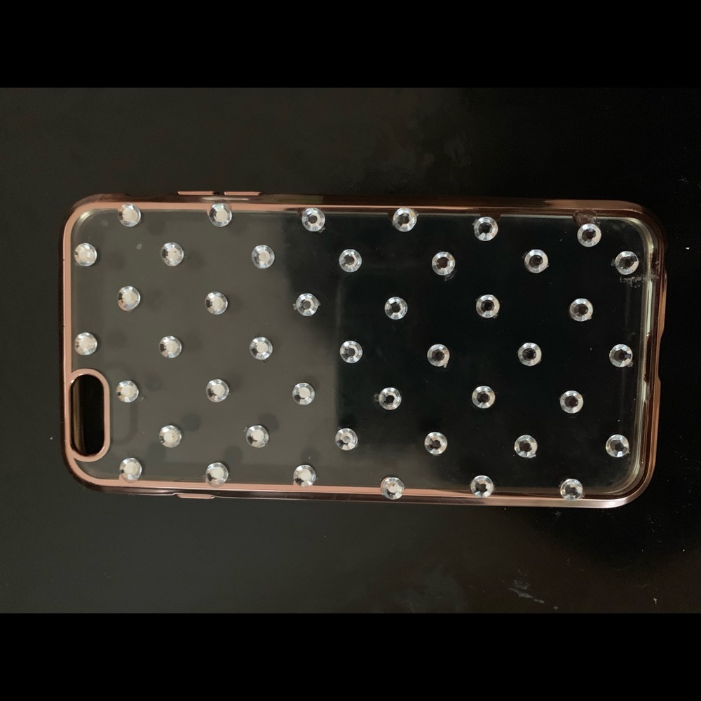 Rose gold polka dot case
